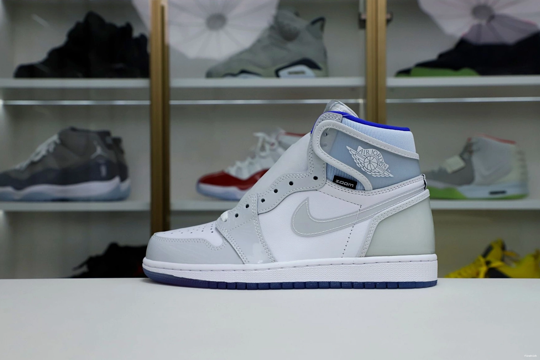 HIGH 1 AIR ZOOM JORDAN 'RACER BLUE' 0723